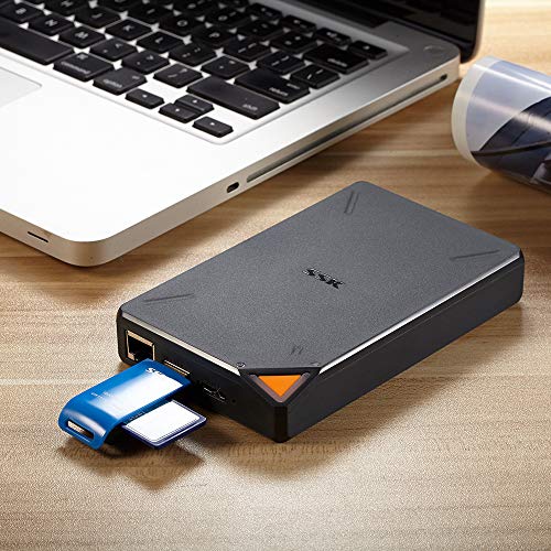 Personal Cloud Smart Storage Support Auto-Backup SSK 2TB Portable NAS External Wireless Hard Drive with Own Wi-Fi Hotspot Phone//Tablet PC//Laptop Wireless Remote Access