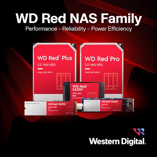 WD Red Plus NAS Hard Drive WD40EFPX